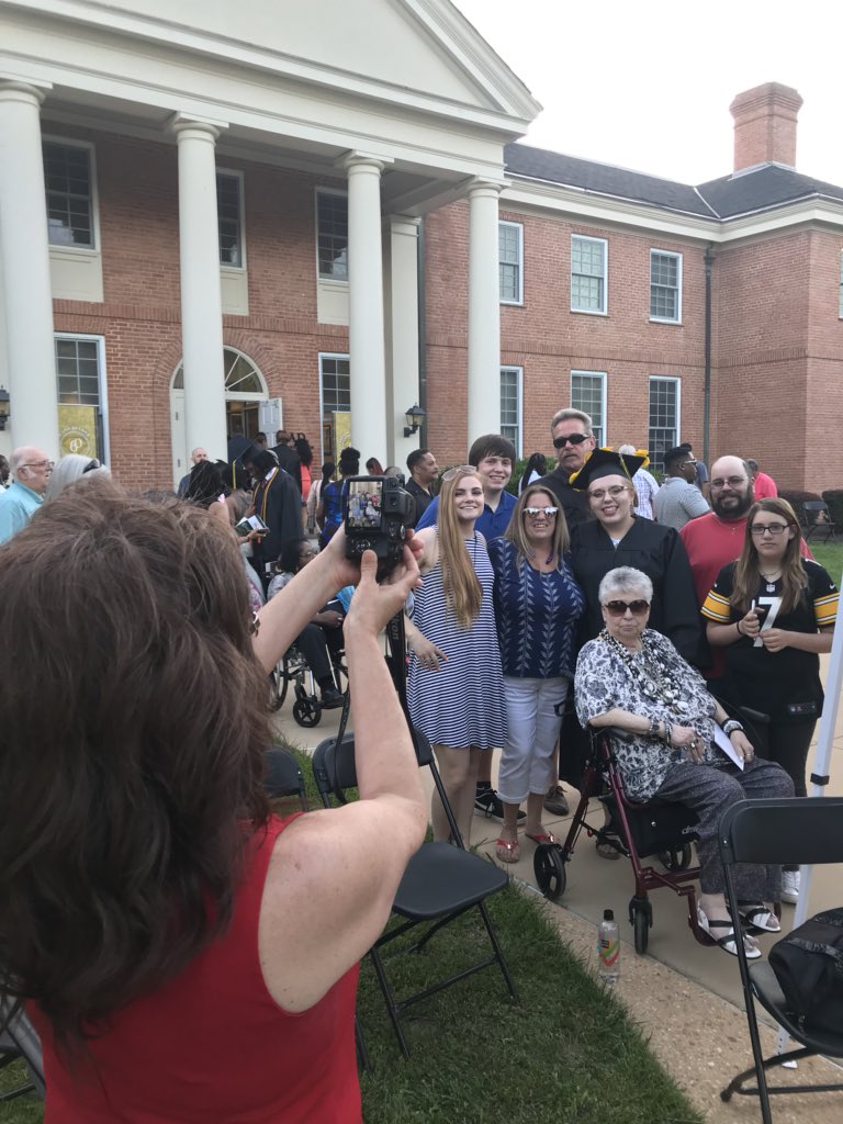 CSMHeadlines's tweet photo. #CSMgrad2018 is now one for the history books. Now is the time for CSM alums, like Carly Pollock, to celebrate with family and friends. #CSMHawks #CSM60th https://t.co/WkNvrfHAtm