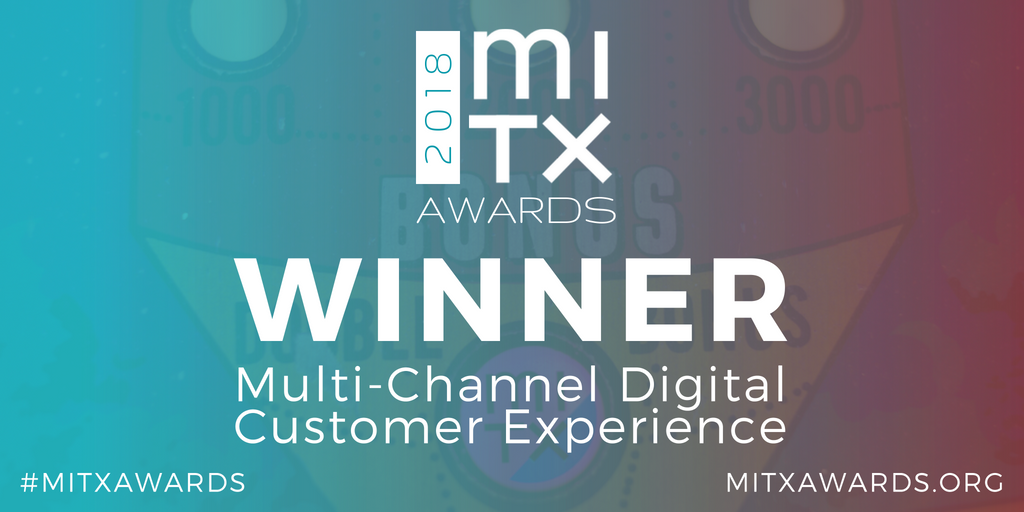 MITX's tweet photo. .@jackmorton wins another @MITX award for Multi-Channel Digital Customer Experience! @LibertyMutual #MITXAwards https://t.co/YQMvSrW9d9