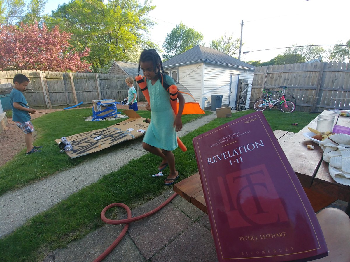 Can't believe I spent a $100 for this commentary on Revelation, but its <a href="/leithart/">shef</a> so well, you understand. Still one more volume at same price. Thankful for generous book budget from the church