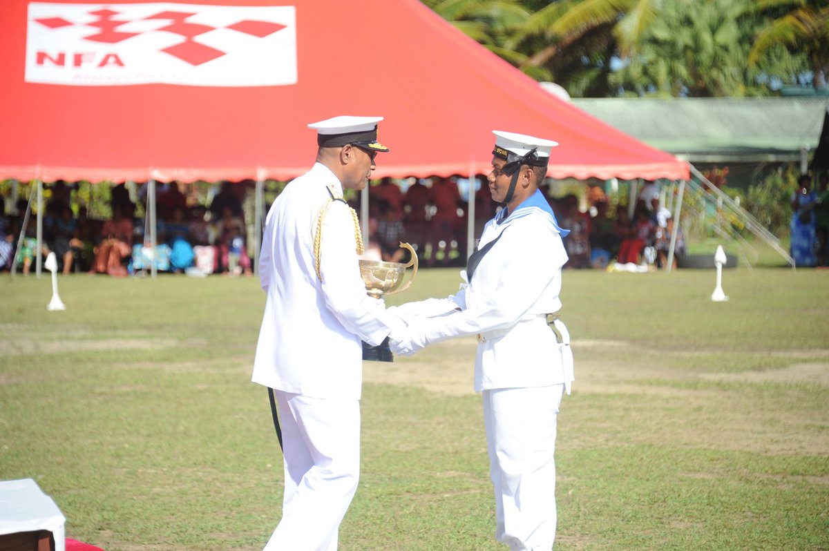 unwomenpacific's tweet photo. Congrats! to the 46 out of 79 female #Fiji Navy sailors on their recent graduation, historical one for Republic of Fiji Military Forces as it was the 1st time for females to enlist & graduate as sailors into the Fiji #Navy! #WomenPeaceSecurity #SCRes1325 Photo courtesy of RFMF https://t.co/4oAm2KaZbp