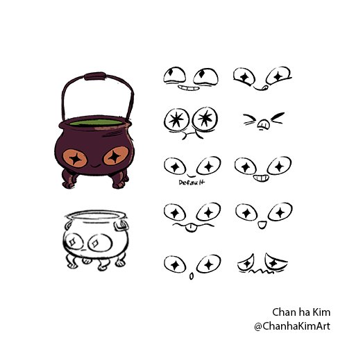 wildbrewgame's tweet photo. Our favorite cookware companion ❤️ (#conceptart by @ChanhaKimArt) #gamedev https://t.co/Ndeonz4n3m