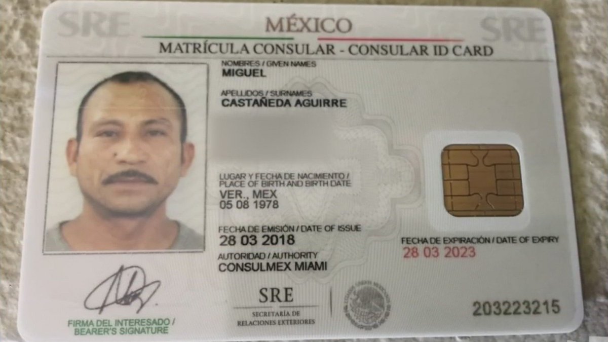 Mexican Consular Id Card