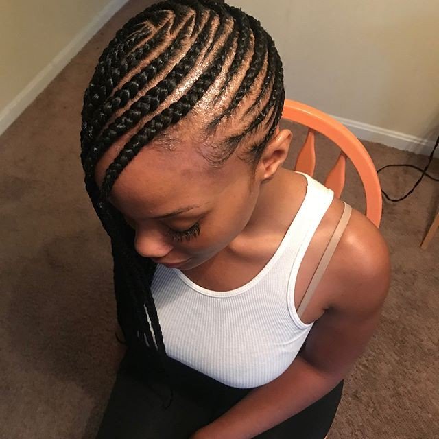 oyinhandmade's tweet photo. Protective stylin ✔️ Slayin ✔️
.
#repost @@jsw_cozmo Side Braids ✔️ #dmvbraider #dcbraider #mdbraider #mdbraidstyles #dmvhairstylist #mdhairstylist #longbraids #feedinbraids #dcfeedinbraider #straightbackbraids #feedincornrows #appointmentsavaila… https://t.co/if5i6Wnoyu https://t.co/YgM0qg3zL4