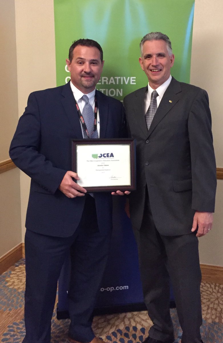 OhioCoop's tweet photo. Congrats to Kinetic Vision for the Distinguish Employer Award! https://t.co/8kLvWvgHfL