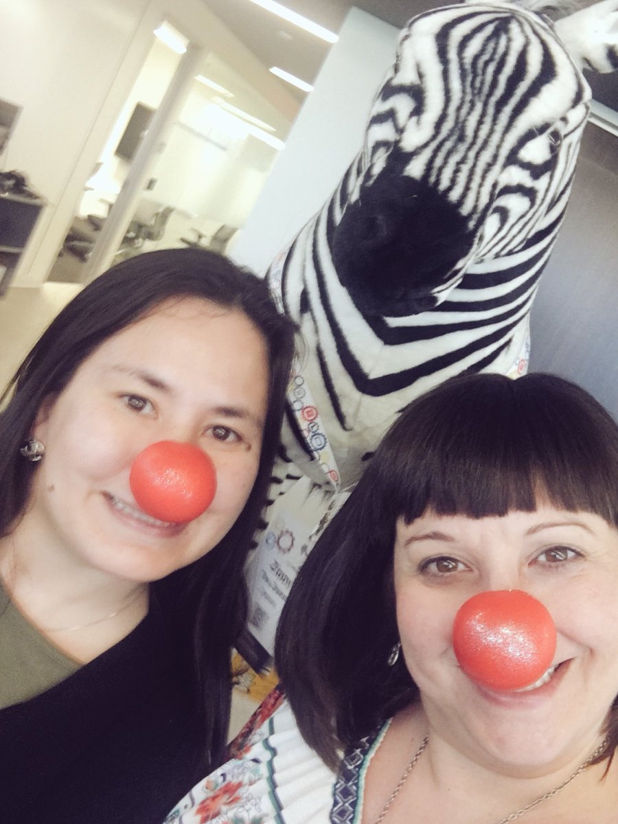 nenaatwork's tweet photo. #RedNoseDay2018 @ZebraTechnology #LoveWhereYouWork #zelfie https://t.co/5YbGEAZJG8