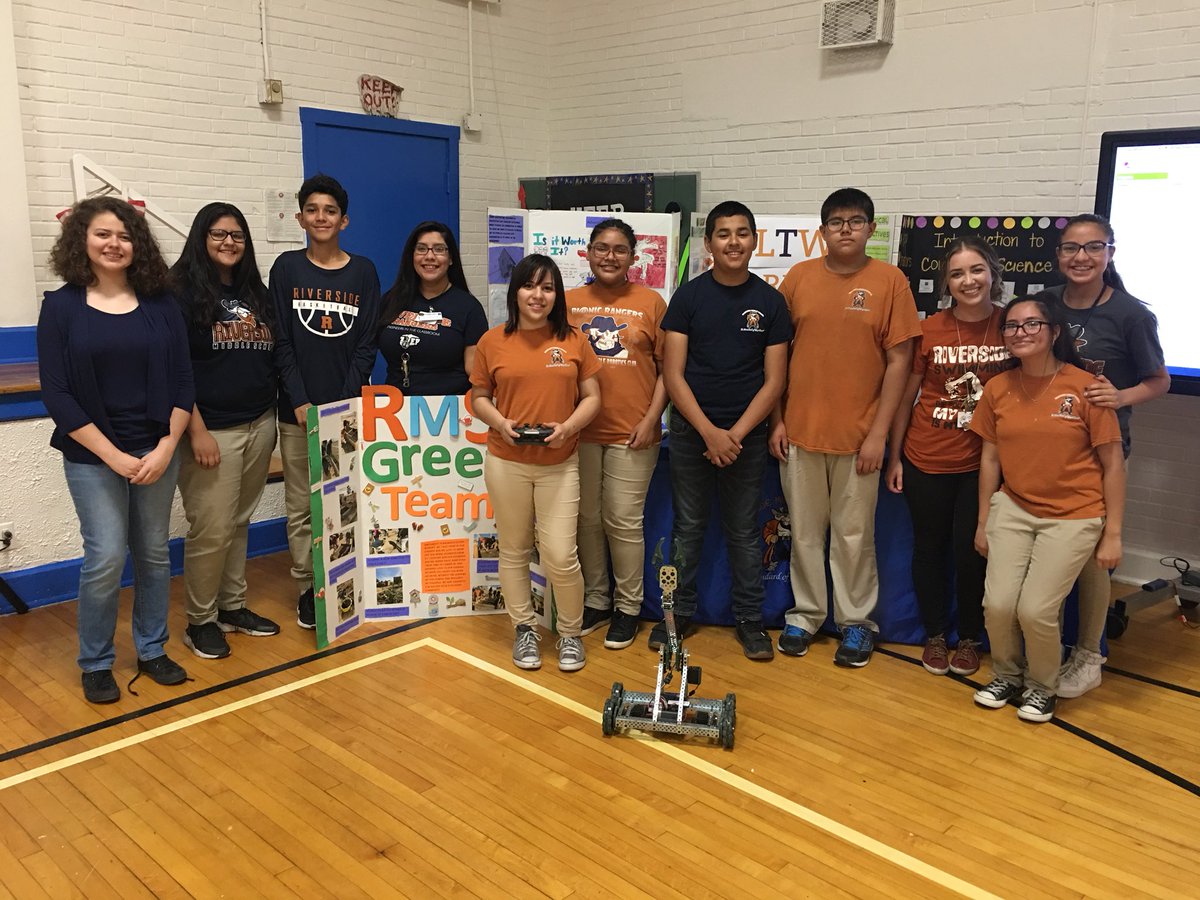 Our STEM students did an amazing job showcasing what we do at RMS! @texaspltw #wearerebels#THEDISTRICT
