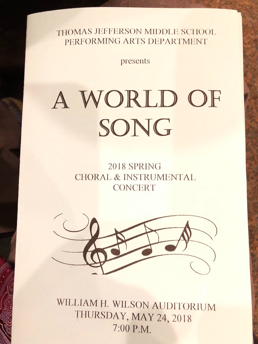 Congrats to the <a href="/teaneckTJMS/">Thomas Jefferson MS</a> Performing Arts Department on a spectacular concert!  Kudos to all!