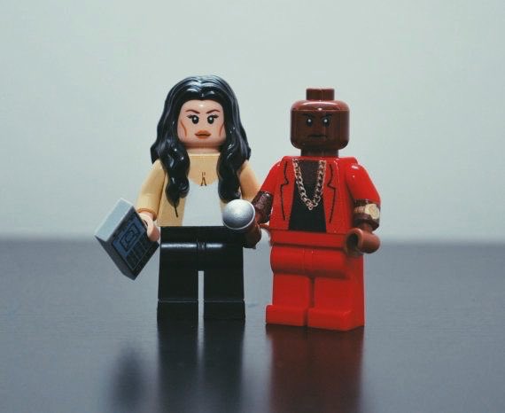 LegoKimKardash's tweet photo. happy 4 year anniversary❤️💗💞@LegoKanye https://t.co/p3wbtZITXG