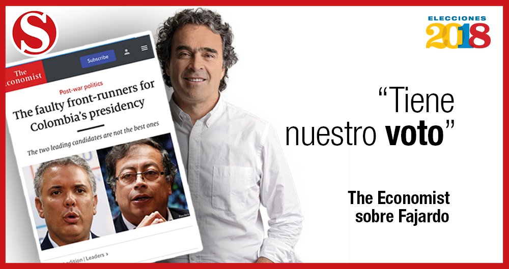 RevistaSemana's tweet photo. #ColombiaDecide | “Cualquiera de los candidatos favoritos es una mala elección”: The Economist https://t.co/9C4Vxl4f34 https://t.co/MULLLKLKfU