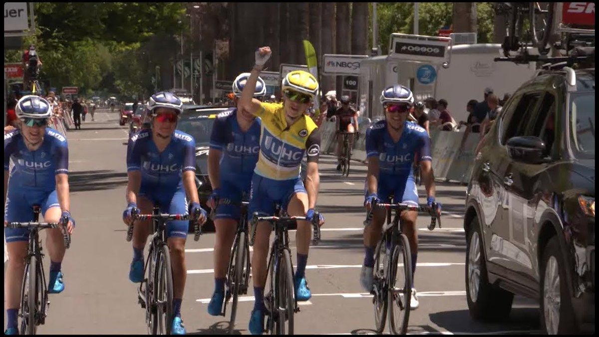 Check out the 2018 <a href="/amgentocwomen/">Amgen TOC Women</a> race highlight show - relive the win with <a href="/KatieHall47/">Katie Hall</a> and the women in blue! buff.ly/2IJtGkk