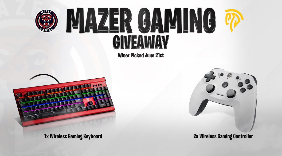 MazerHQ's tweet image. We will be giving away these amazing products alongside @EasySMX_Gaming!

If you want to enter this, you MUST follow these steps in the link below!

gleam.io/ybcuN/mazer-ga…

Also, make sure to RT this tweet and follow us and @EasySMX_Gaming!