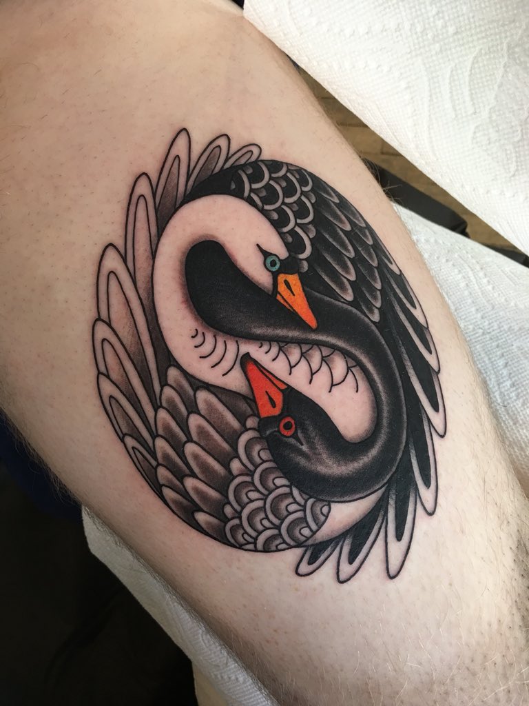 Tattoo uploaded by bj.zieger • Black swan • Tattoodo