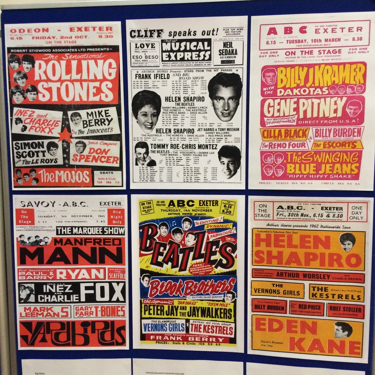 analoguearty's tweet photo. Rock Venue mapping today at St Petrocks for #AWE2018 ... Lots of visitors to the exhibition - about half looking at our stories, zines etc and half talking with me about bands who've visited Exeter ... https://t.co/fTdMaL7qC5