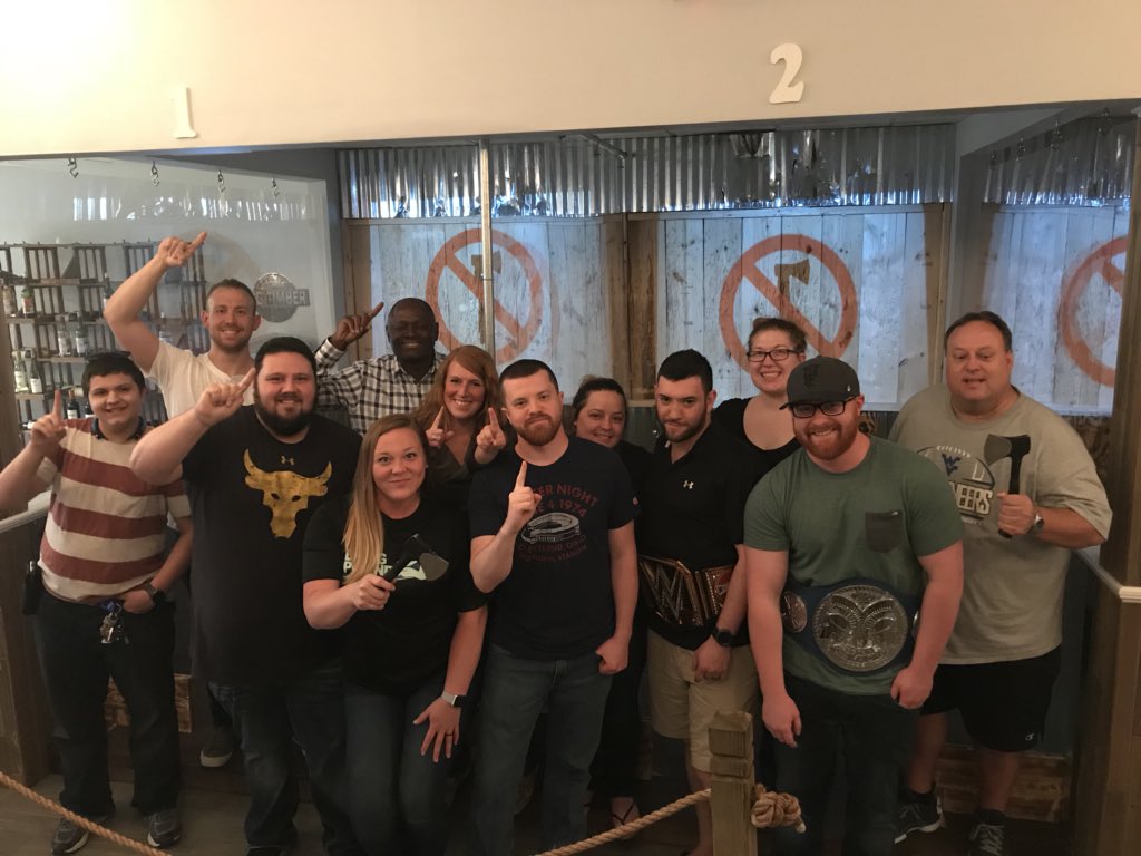 When you axe your competition!! #beltholders #goaldiggaz thank you dale for our outting <a href="/DaleB1/">Dale S. Brown</a> <a href="/404girl/">Betsy Francis</a>