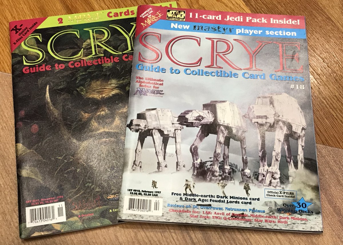 THEDARKICARUS's tweet photo. Can I call this kind of #RetroGaming? #Scrye #StarWarsCCG #SWCCG #MTG #XFilesCCG #goodoldtimes https://t.co/ewGkQxD2Pd