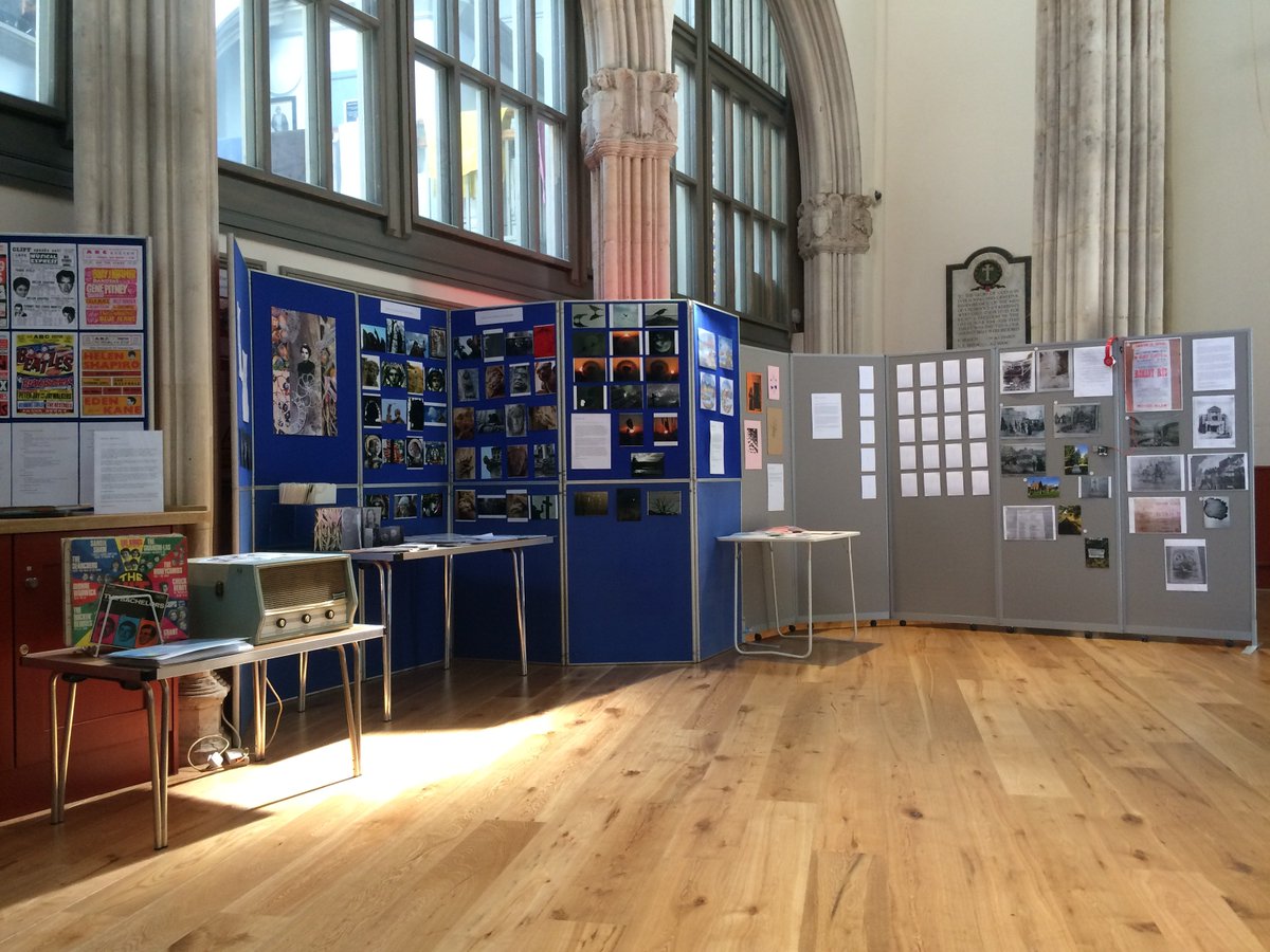 analoguearty's tweet photo. Exeter's Vanished Rock Venues and other stories - set up and with a steady flow of punters today at St Petrocks (opposite McDonalds) for #AWE2018 ... https://t.co/Crz3tlCA1A