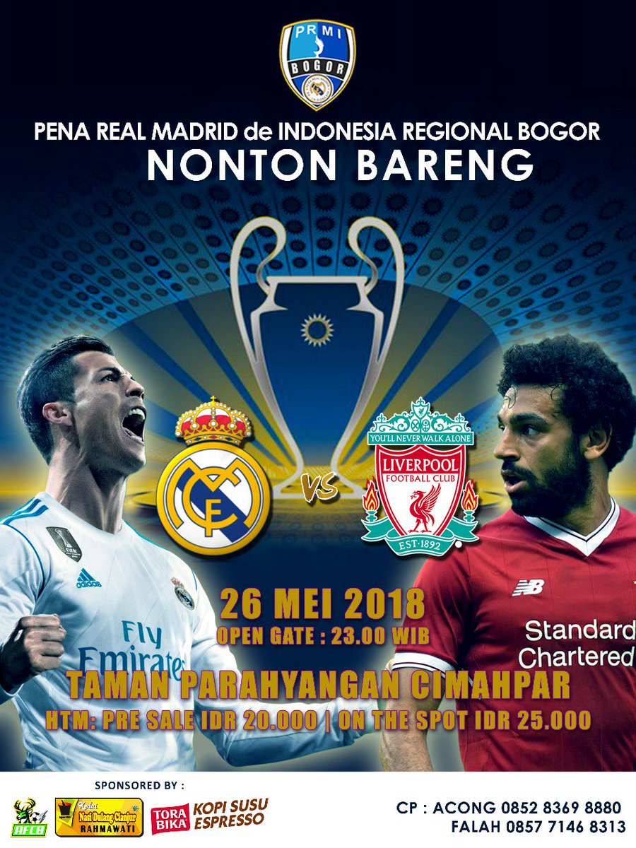 ridwanariwibowo's tweet photo. @infosuporter Bogor min.. #NobarFinalUCL https://t.co/y4MEt0rTux