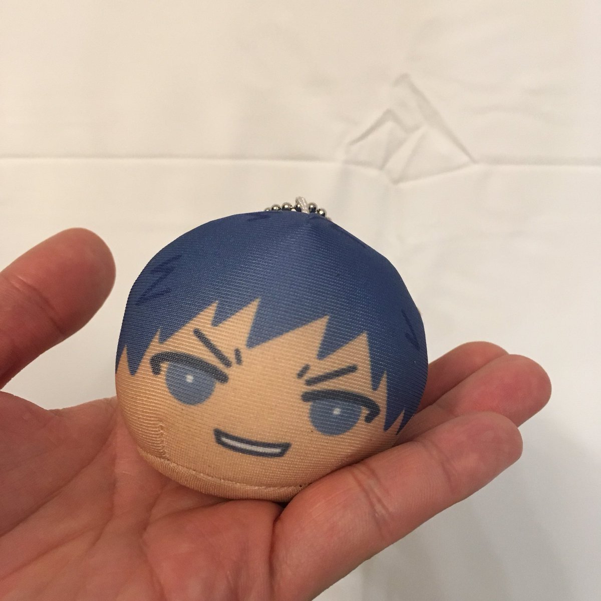 シンディ 大向しんじ A Twitteren 今朝拾った落し物 キャラがわかったのでツリーでタグを追加します 渋谷駅で黒バス青峰の おまんじゅうマスコットを拾いました 元ツイートに画像 詳細ありです 追加情報 黒子のバスケ おまんじゅうマスコット お
