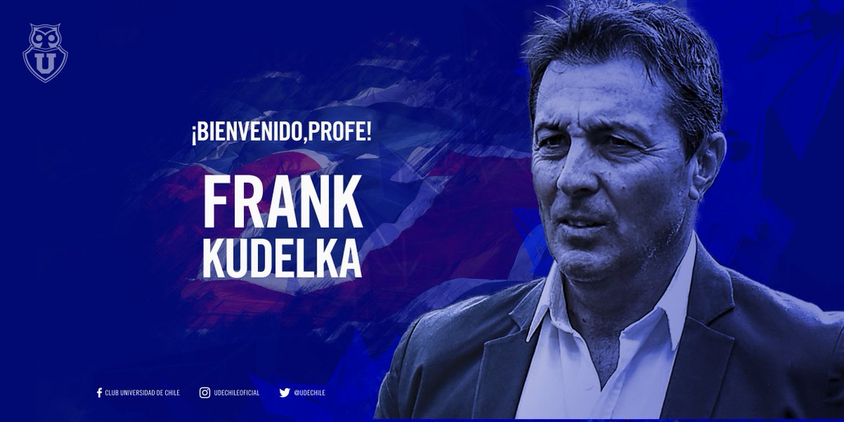 udechile's tweet photo. Lo supiste primero por nuestra APP oficial! 📲
Bienvenido profe, Frank Kudelka, al club más lindo del mundo! Muchísimo éxito! 😍😍😍😍😍 #VamosLaU 🤘 https://t.co/30ul37nFst