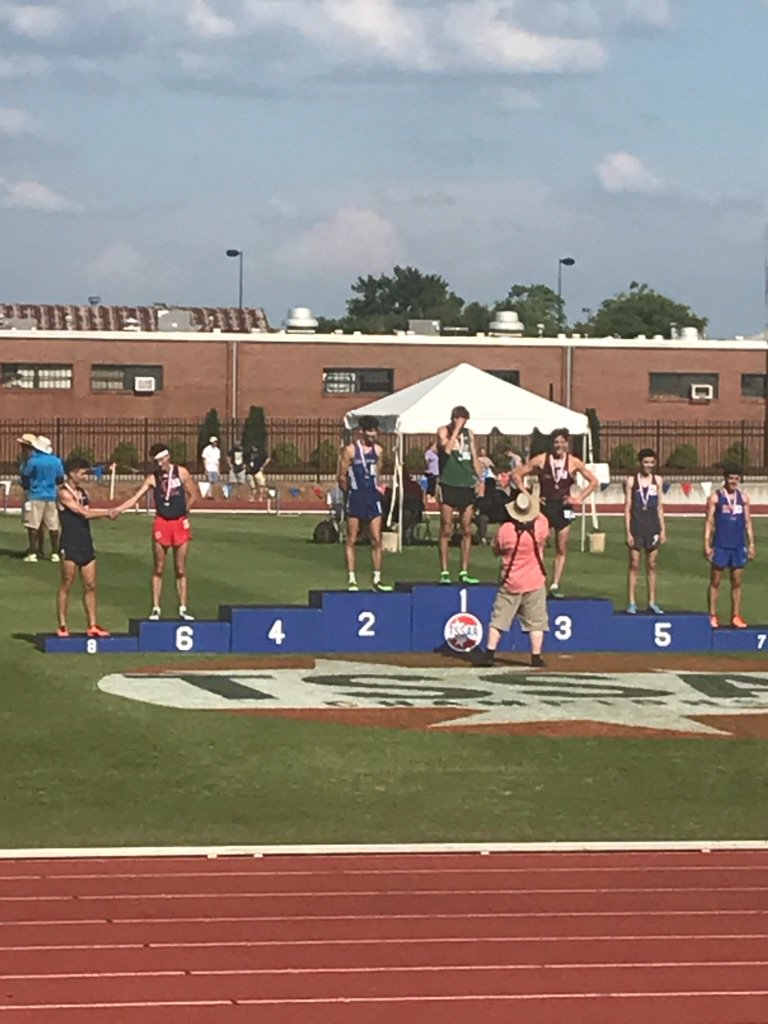 So proud of our #state athletes. Avery ending her state visit with a 4th place in hurdles and with Maddie Morstsad, Ayanna Haywood and Mckenzie williamson finished  3rd in 4x400! Davis Bove took 2nd in the 1600 and 9th in 800. 4x800 just missed the podium with a 9th place finish.