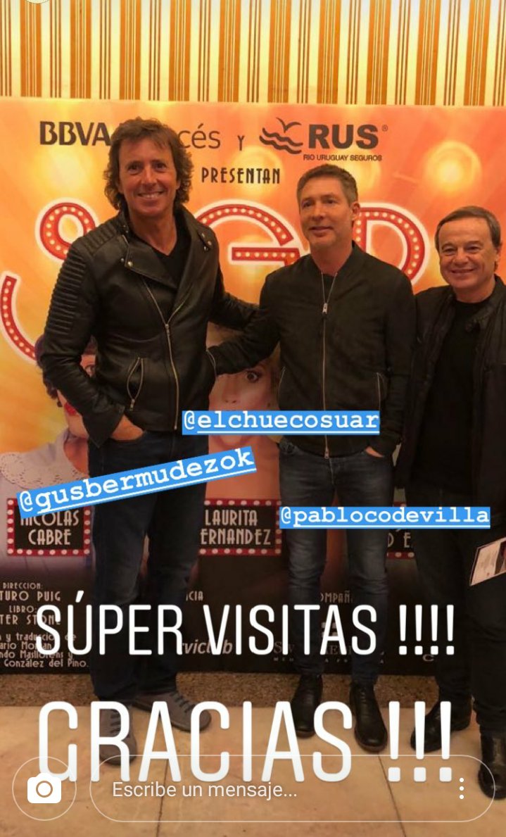 maribrune2014's tweet photo. Gran Visita De Hoy En @SugarLaObra .
#GustavoBermudez ; #AdrianSuar
#PabloCodevila 🤗👏👏 https://t.co/1n1aqsE0Ex