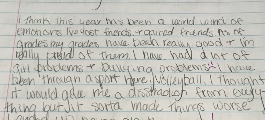 KimLarvieSMSD's tweet photo. #EngagingSs with end-of-year reflection writing @WRidgeMS Greatest successes? Biggest challenges? And more https://t.co/ZMUr0bV3sh