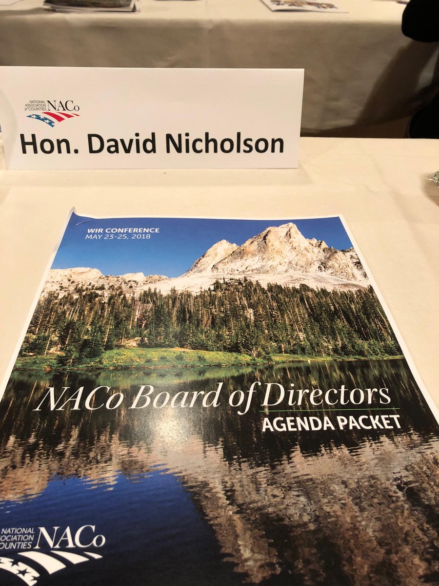 Honored to participate in NACo Board Members' Stepping Up panel discussion at our #WIR Conference in @BlaineCountyID. Collecting accurate & timely data on people with mental illnesses in jails is one of the keys to addressing this issue.  #StepUp4MentalHealth @NACoTweets @KACo