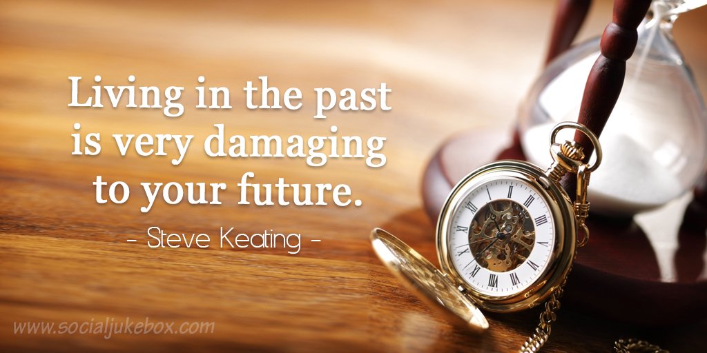 Living in the past is very damaging to your future. - Steve Keating #quote #quotes  #ThursdayThoughts