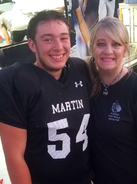 4martinez's tweet photo. My Warrior!! @Aidan__Martinez
#SpringGame2018 https://t.co/KrZRYp3EW9