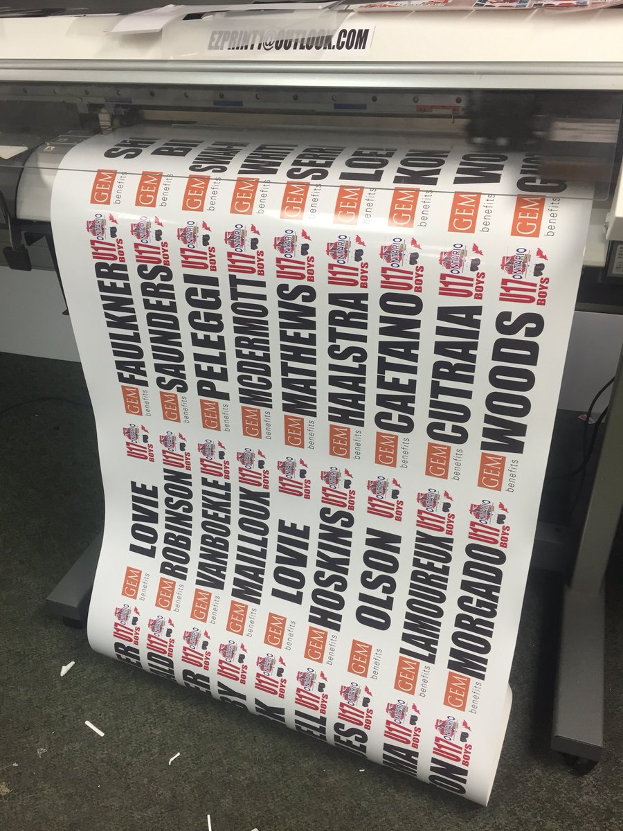 U17OHPC's tweet photo. U17 Boys OHPC dressing room name bars printed today by our printing sponsor Endzone Sports Woodstock.
Games start Friday night at 6 7 8pm and continue Saturday morning at 8am. https://t.co/lVBjTMgbJB
