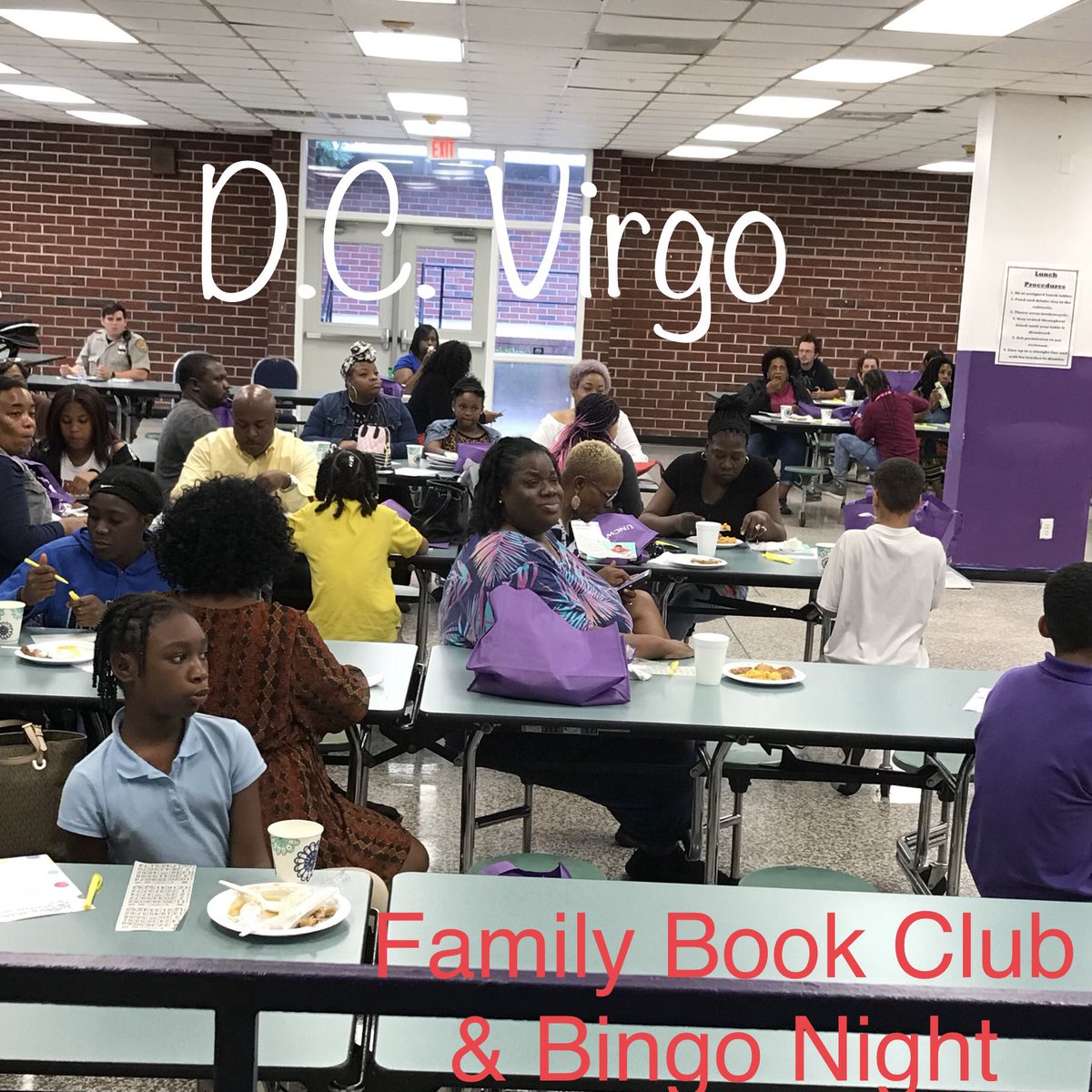 kindness4kids's tweet photo. Great fun with wonderful families at another one of our parent events tonight .., Family Book Club &amp; Bingo Night...  great turn out and the BEST Bingo Master , Rev. Clifford Barnett! #SabrinaHillBlack #VirgoPrep https://t.co/1Lqtg9XO7X
