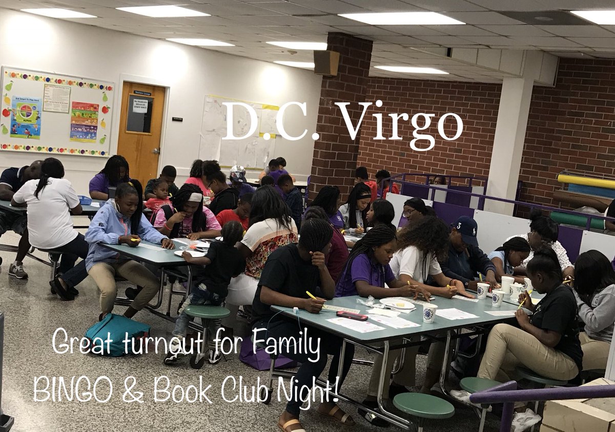 kindness4kids's tweet photo. Great fun with wonderful families at another one of our parent events tonight .., Family Book Club &amp; Bingo Night...  great turn out and the BEST Bingo Master , Rev. Clifford Barnett! #SabrinaHillBlack #VirgoPrep https://t.co/1Lqtg9XO7X
