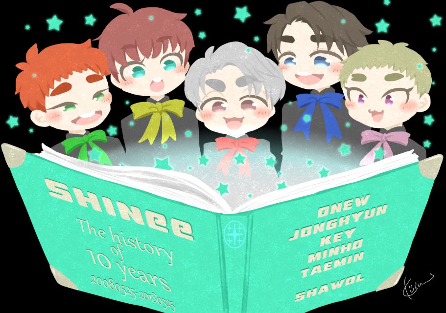 ✨빛나는 샤이니의 데뷔 10주년을 축하합니다!🎉
💖앞으로도 샤이니는 길이 기억될 거예요.💎
(팬북 내 Shine님, Natu1214님, lily님, Kinu님의 샤이니 축전 팬아트입니다. goo.gl/KZkQ2e)
#SHINee10thAnniversary
#SHINeeisBACK