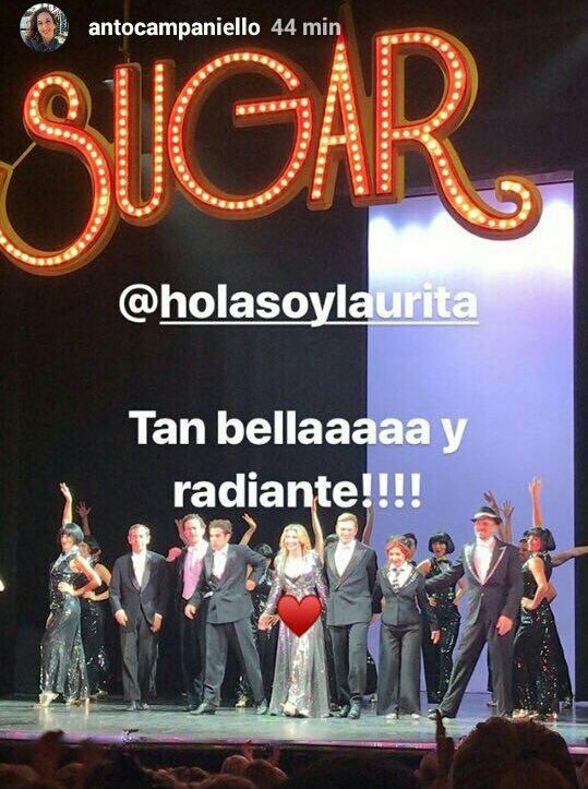 LauFer_Forever's tweet photo. @antocampaniello @ElchuecoSuar #GustavoBermudez #LinoPatalano #PabloCodevilla fueron a ver a @laufer4 @SugarLaObra 👏👏🤗😁 https://t.co/miyioqtvx3