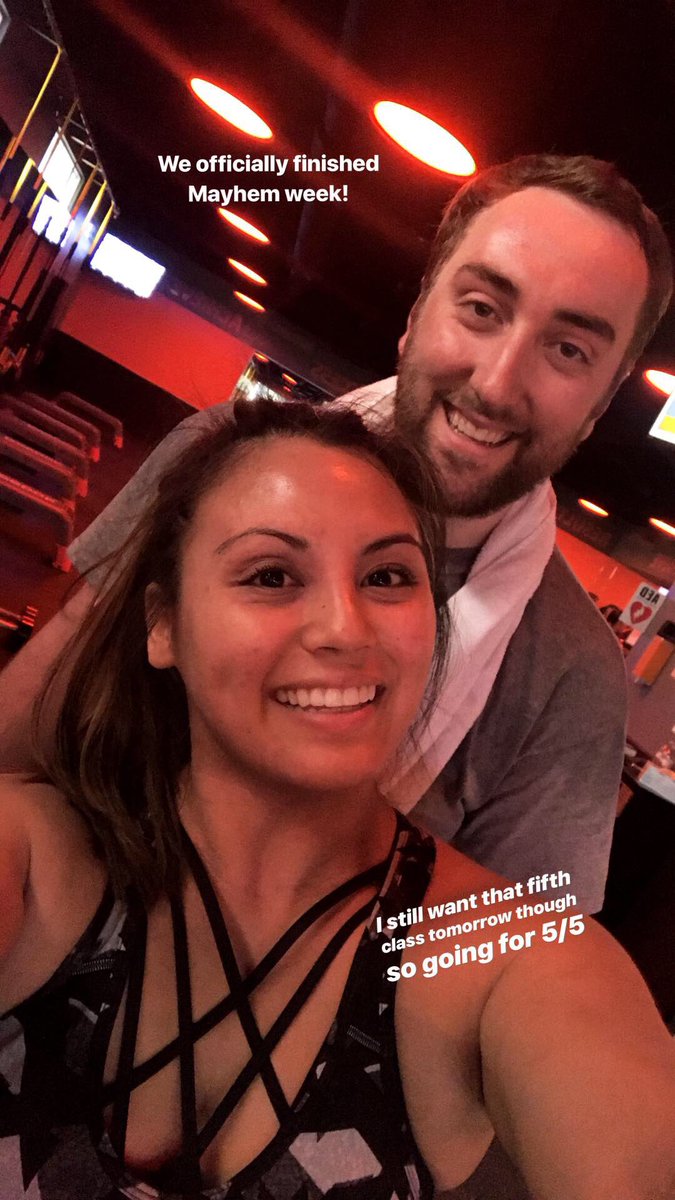 JKLongaNeal's tweet photo. Shout out to my man @coreyn3al ! Finally making it so both the Neal’s are on a beast board! Love you babes, so proud of you for killing Mayhem week with me #HeadOverNeal @orangetheory #MayhemWeek #OTFNatomas https://t.co/F7MHDeOYxO