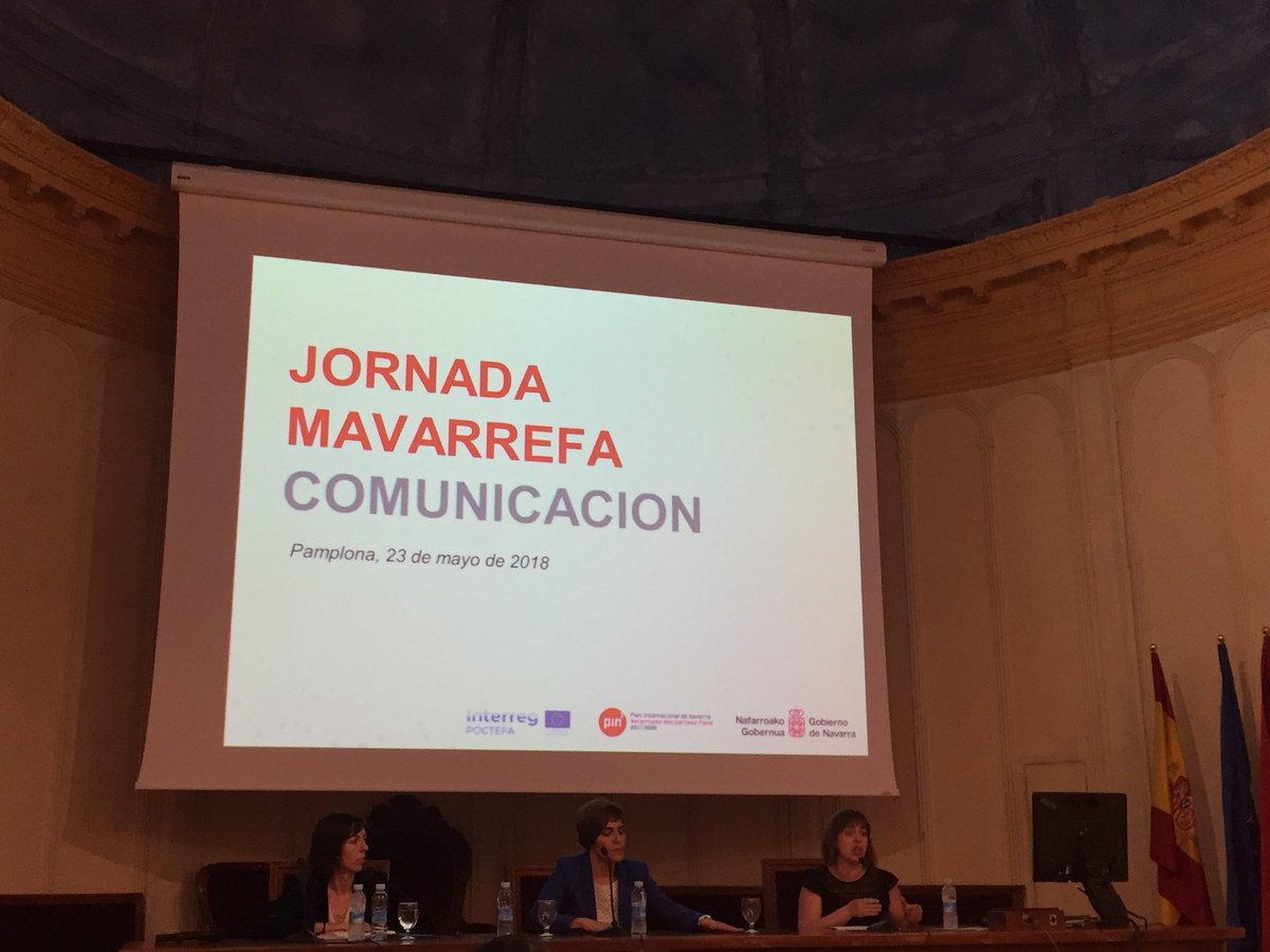 egorritxo's tweet photo. Hoy desde @AIN_Navarra acudimos a la #jornada sobre comunicación #POCTEFA Cómo comunicar proyectos europeos @internac_na @Europainfo_na https://t.co/IBG9SArCR0