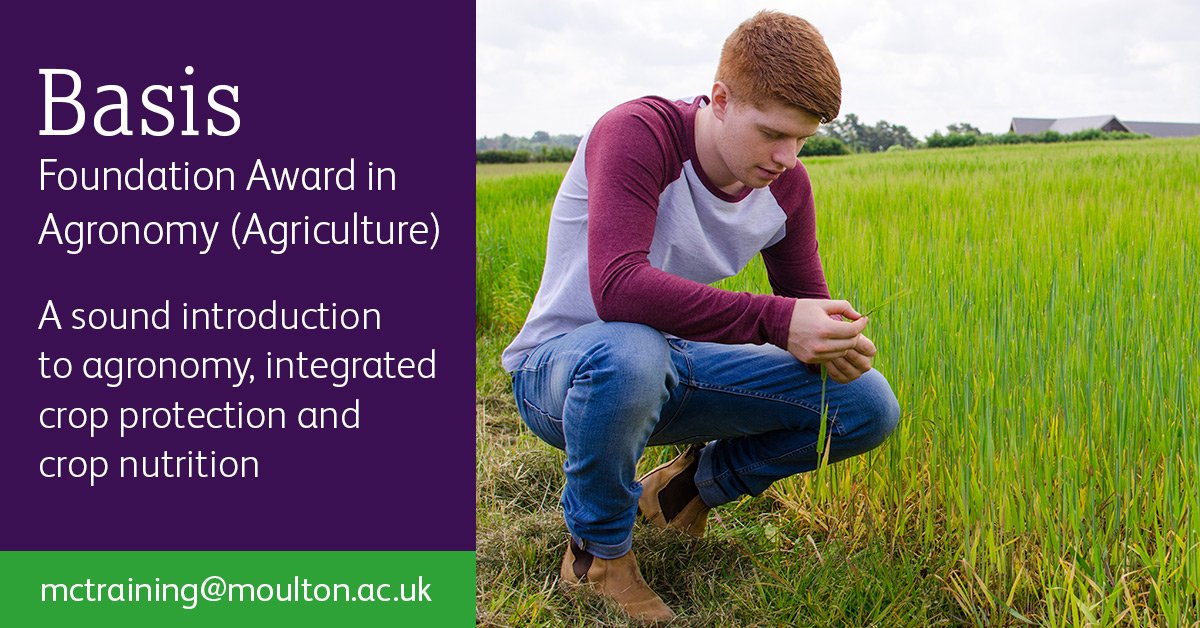 Gain a qualification in agronomy! Book onto our <a href="/BASISRegLtd/">BASIS Reg Ltd</a> course starting Monday 26th November 2018. Call 01604 673533 for more details #BASIS #Agronomy #agriculture #cropnutrition