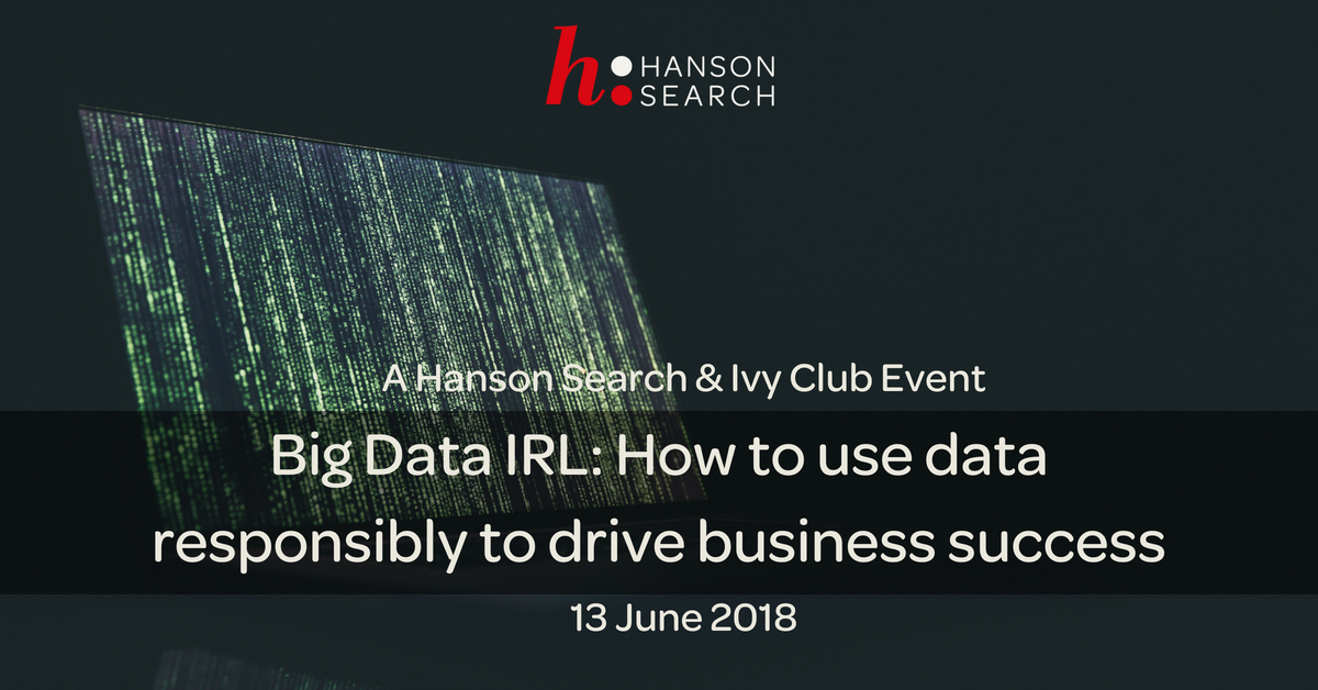 HansonSearch's tweet photo. Join us on 13 June for our event at the Ivy on BIG DATA IRL!
https://t.co/ipYMoNSztJ #HansonEvents https://t.co/he7xnI5jFr