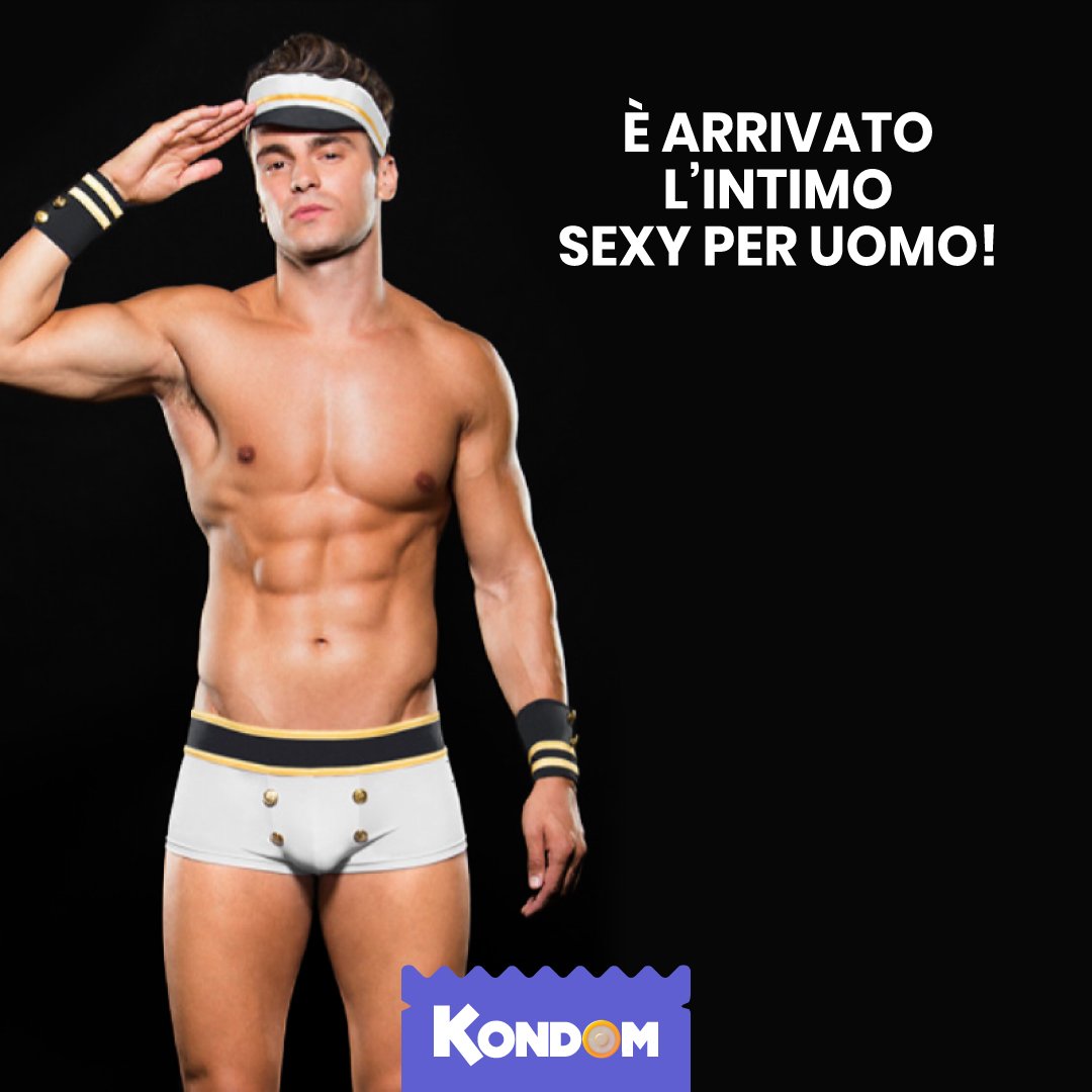 kondom_it's tweet photo. Vi piacerebbe essere per una sera un provocante marinaio appena sbarcato in camera da letto? 📷🙋‍♂️📷⚓📷🛳️ Scoprite una delle novità in casa Kondom: l'intimo sexy per veri macho! 📷💪📷😝

📷🚤 Acquistalo su https://t.co/R1E7OWiieh https://t.co/Txg8rKtfcI