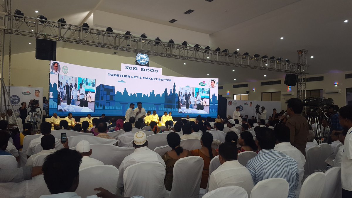 Sir, Mana Nagaram programme conducting by Hon'ble Minister MAUD sri KTR garu at Nizampet Kukatpally -cgm2