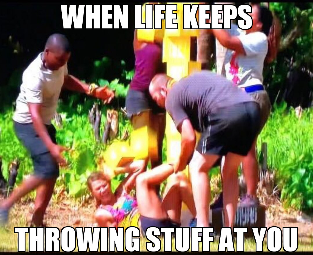 chanemyn's tweet photo. This hits home... haha #survivorsa #teamchane #help https://t.co/tGBMof2cqf