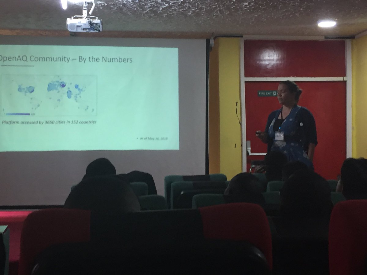 jmklopp1's tweet photo. Cool to see @sciencerely in #Nairobi sharing information on @Open_AQ we need #airquality monitoring and AQ data sharing 4 #kenya especially #Nairobi @PDez90 @NairobiCityGov @WorldBankAfrica @Kara_Kenya @AndriannahM https://t.co/YH0Fy2khoL