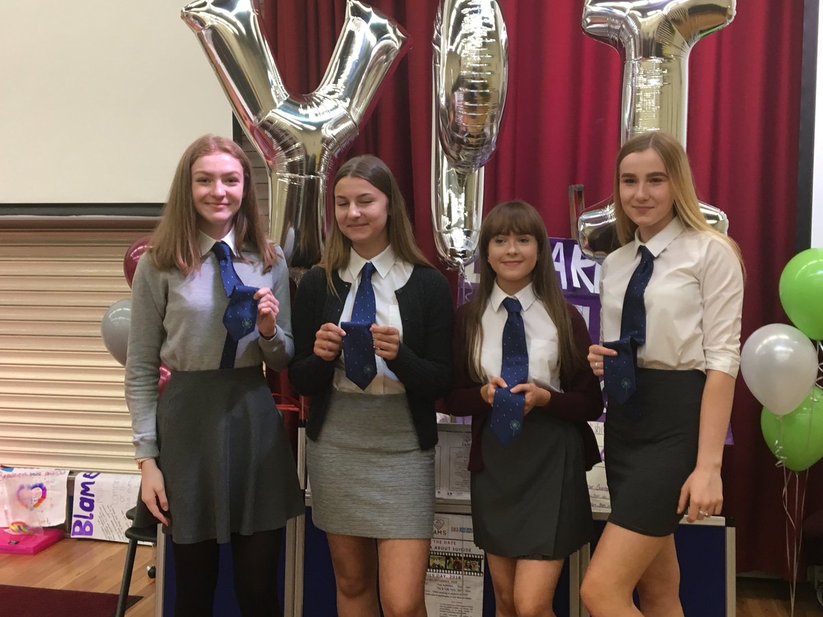 SCIMCounselling's tweet photo. We didn’t win the #YPI competition #StMargaret’s High School #Airdrie girls got the miscarriage awareness message out there to over 200 pupils. The competition was tough. Our team were brilliant, a big thanks to them for helping us and promoting our #tiesforguys campaign too https://t.co/WSjEc5qCnL