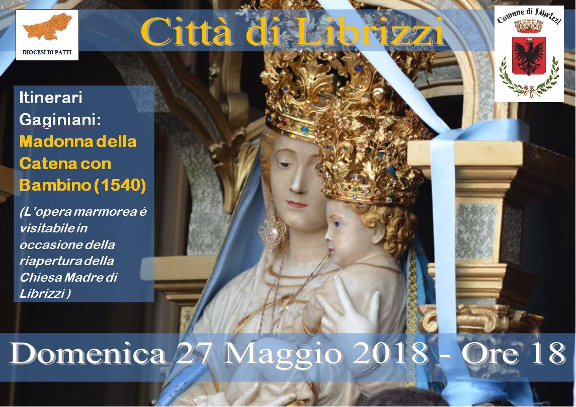 VisitSicilyOP's tweet image. Itinerari Gaginiani 
Visita alla statua marmorea 
Madonna della Catena (1540)
#Librizzi #Messina  27 Maggio 2018
#visitsicilyinfo | #eventisicilia18 #Arte #Gagini