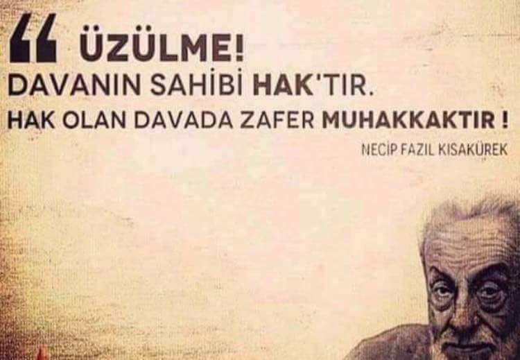 #NecipFazılKısakürek mekanın cennet olsun üstad