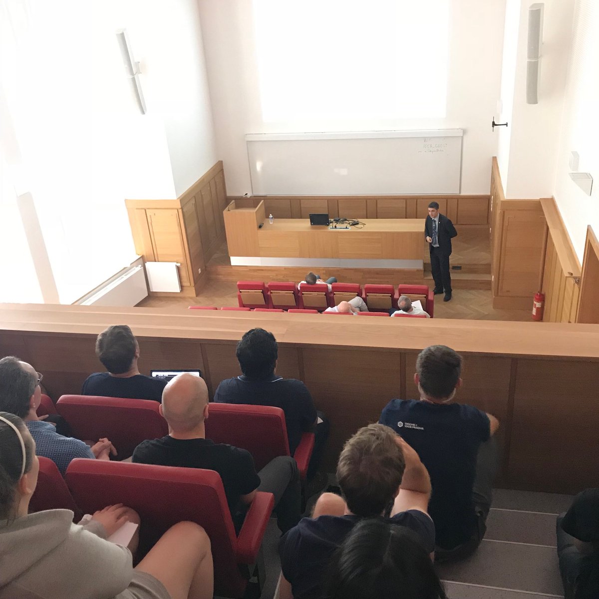 IOCBPrague's tweet image. A. Stephen K. Hashmi (@uniheidelberg) right now talking about gold catalysis at @iocbprague. #invitedlecture #iocbprague