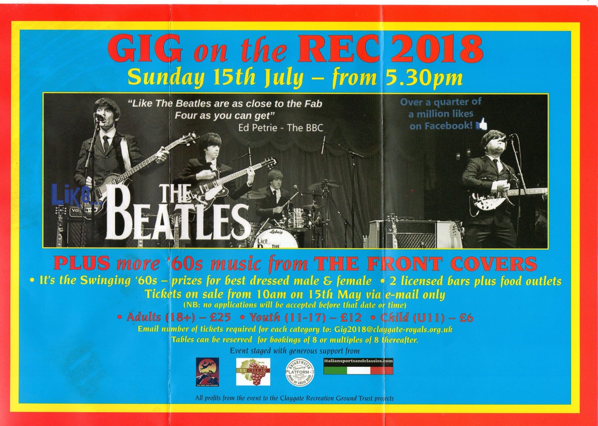 My new Spanish singing student is bonkers about the Beatles & can't wait for @ClaygateRoyals Gig on the Rec July 15th with amazing tribute band @likethebeatles #singing #Claygate #TheBeatles