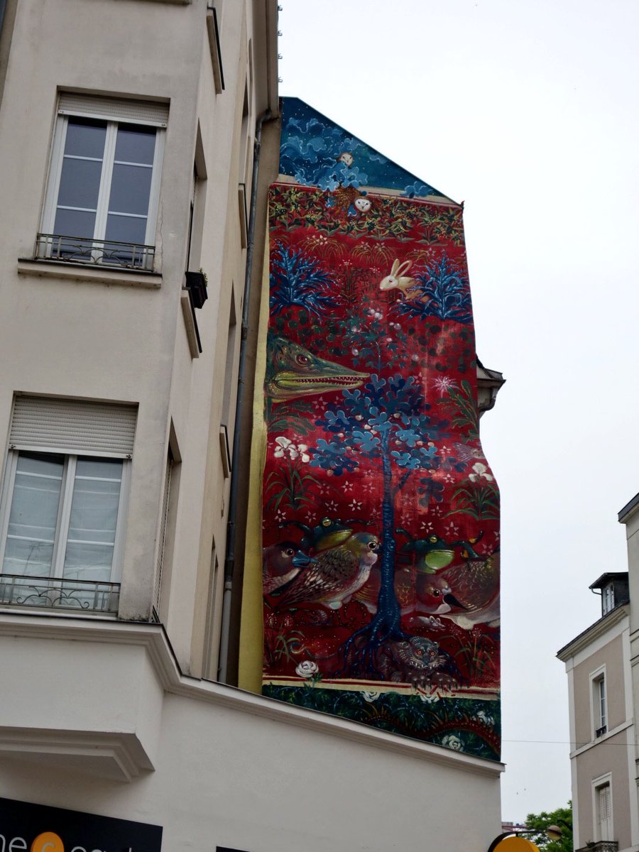 Angers's tweet photo. ✨Créations #StreetArt 2018 pour✨ }Échappées d’Art{ #Angers 👍🏼 #Muñoz #Hitnes #Tellas https://t.co/Mn8TQyc5gh