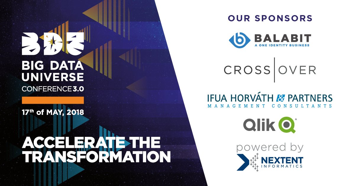 bdu_conf's tweet photo. Once again, big thanks to our sponsors - @balabit , Crossover, IFUA Horváth &amp; Partners Management Consultants and @qlik - for supporting the event!😊 https://t.co/QttO6GpHHy