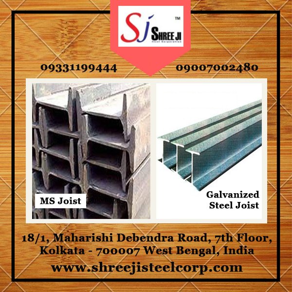 shreejisteel1's tweet photo. Shree Ji Steel Corporation supplies an extensive range of Galvanized Steel Joist and Creating a niche of MS Joist.
#ISMB125 #ISMB150 #ISMB200 #ISMB250 #ISMB300 #ISMB350 #bestdealerinsteelindustry #topdealerinsteelmarketinkolkata #msjoistdealerinkolkata #steeljoistdealerinkolkata https://t.co/OdE8dFCKeR